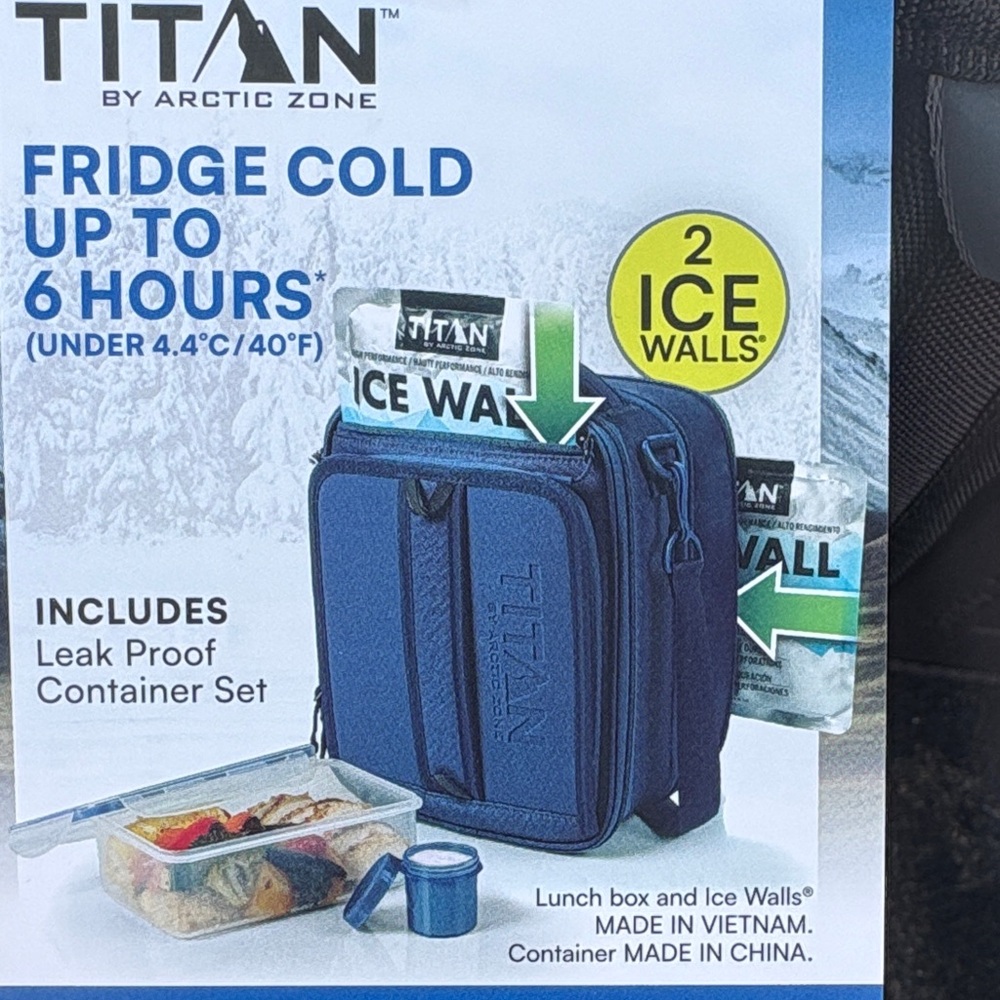 Titan by Artic Zone black Expandable Lunch Box black - Picture 3 of 8